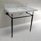 Fauceture KVPB3622M80 36" Console Sink with Brass Legs (8-Inch, 3 Hole), Marble White/Matte Black KVPB3622M80 - alternate 3